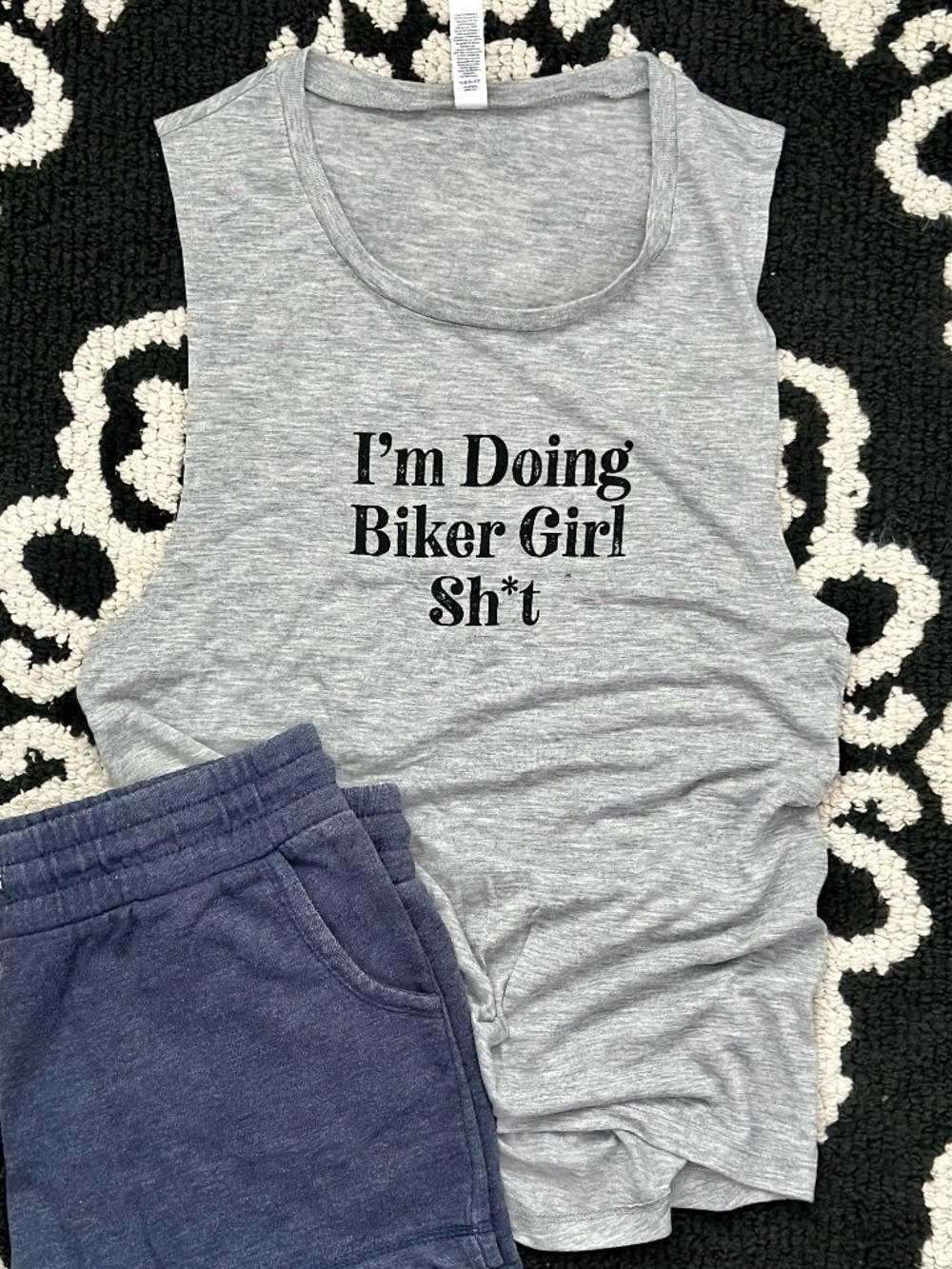 I'm Doing Biker Girl Sh*t – Cycling Tank Top
